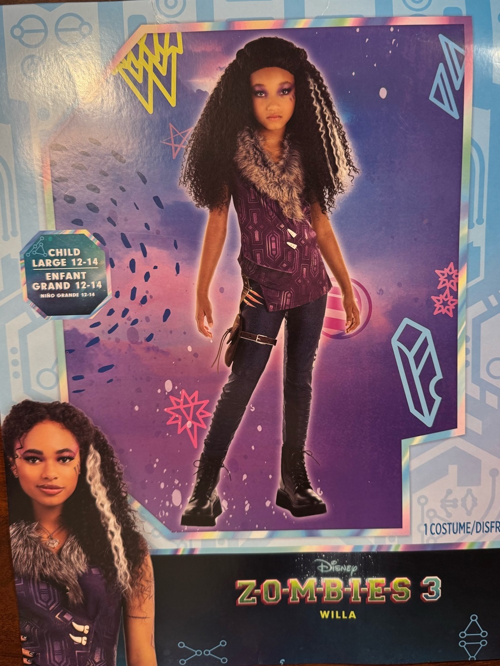 Disney Zombies 3 Willa 3-piece Costume